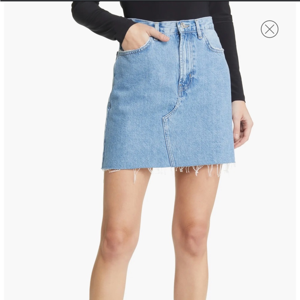 FRAME LE HIGH & TIGHT DENIM SKIRT - NEW